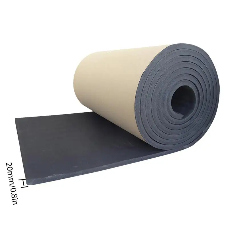 Car Sound Proofing Deadening Anti-Noise Sound Insulation Cotton Heat Closed Cell Soundproofing Foam 1 Roll 50*200cm soundproofing cotton,sound insulation cotton,soundproofing foam,sound absorbing foam