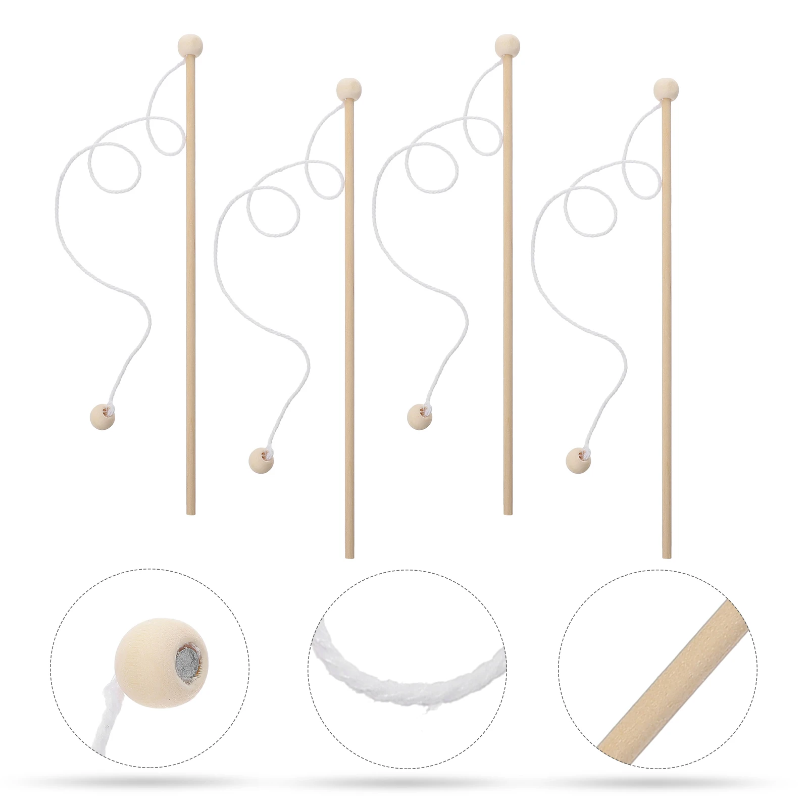 Toy Fishing Pole Fish Wood Children Fishing Toy 4pcs Wooden Aliexpress
