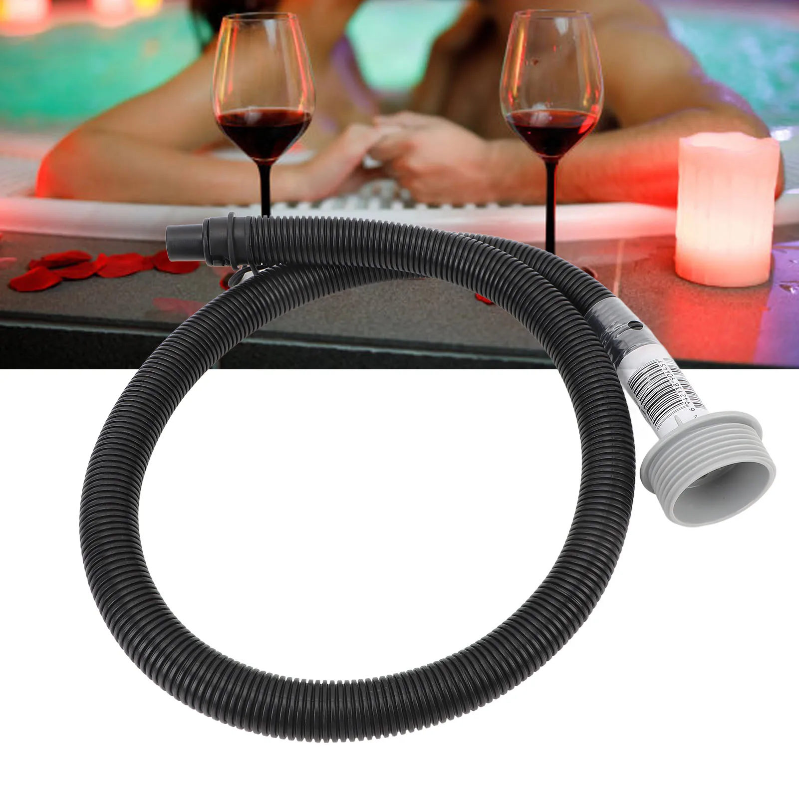 SPA Inflation Hose Plastic 41.7 Inch Inflatable Hot Tub Hose For LAY Z SPA P05341 Air Jet Massage Bathtub