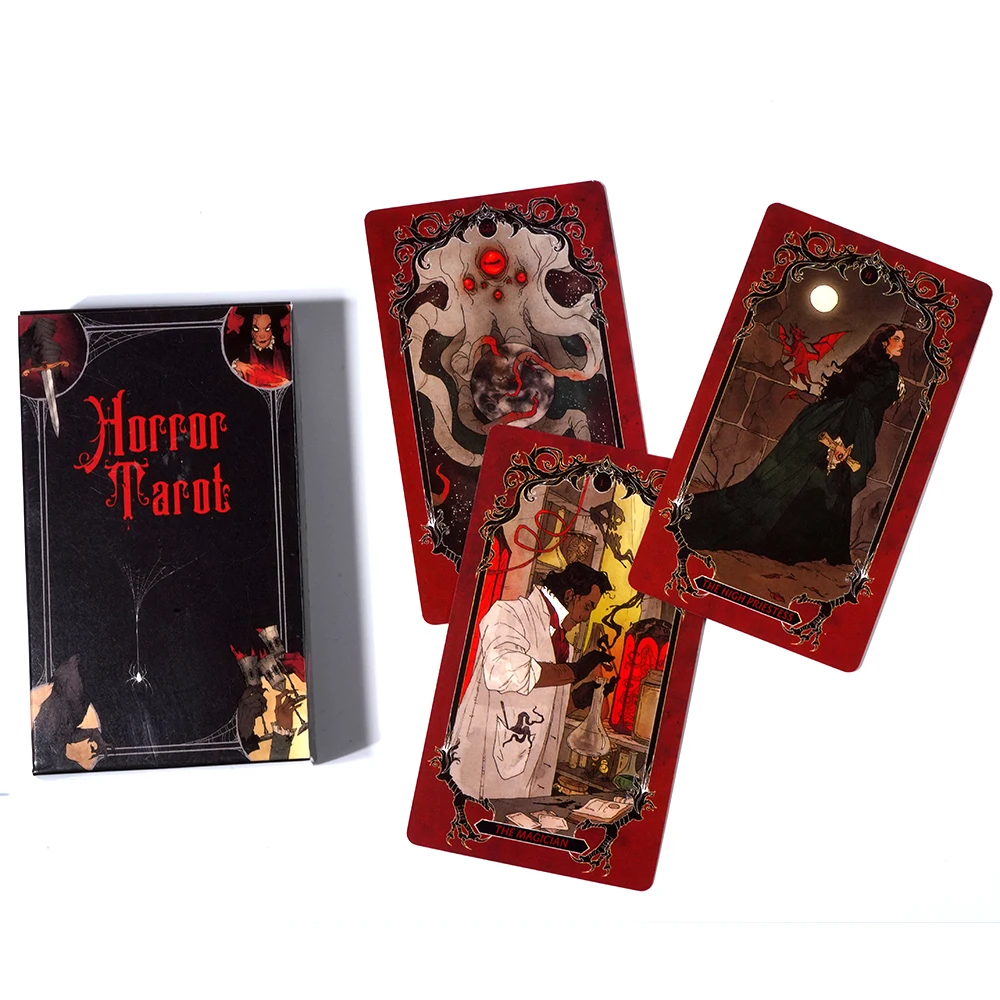 thumbnail image 2 of Tarot Deck A 78 Cards Divination Fortune Telling Board Game For Beginners ,Family Gathering Game Cards Halloween Games 2 of 12