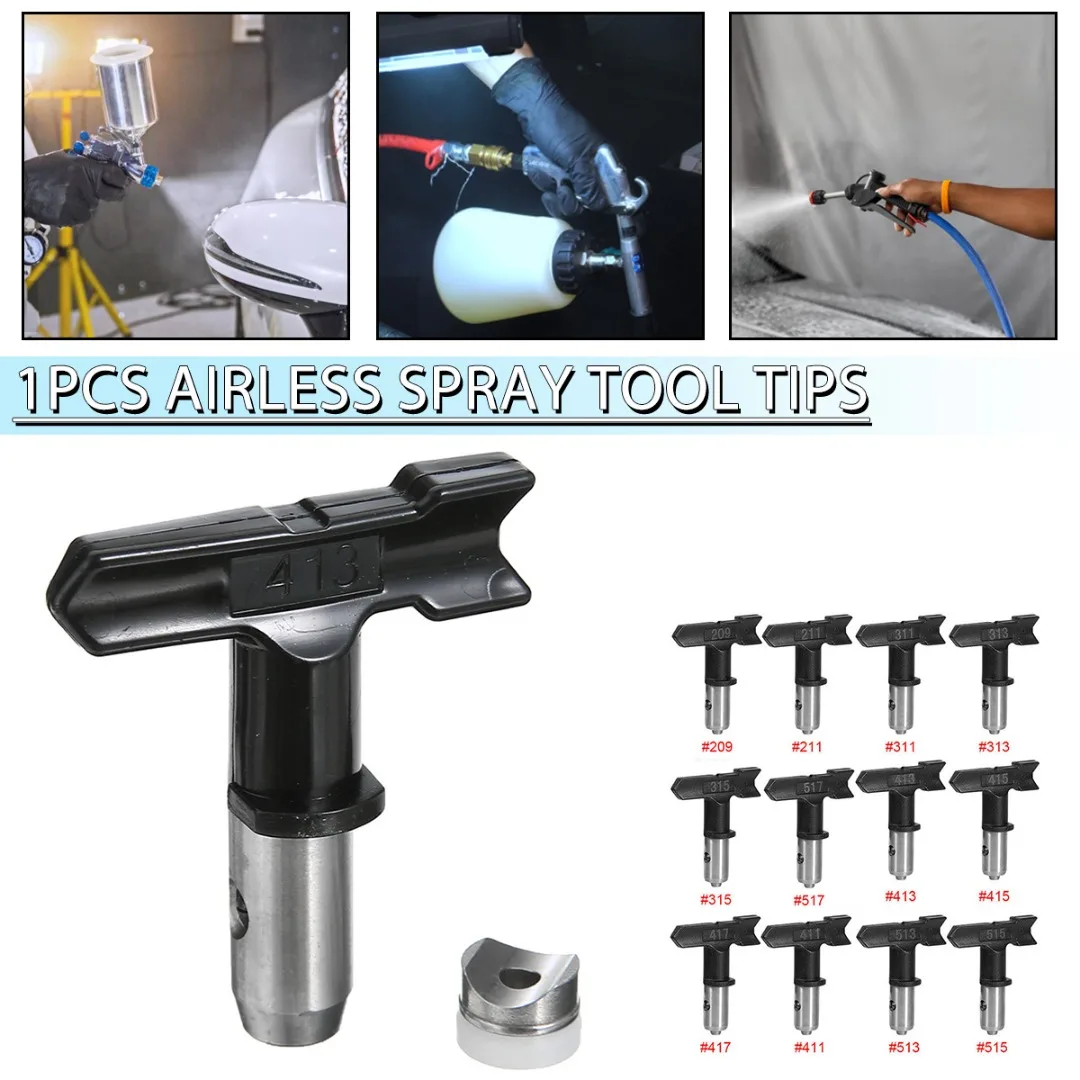 New Arrival #209 - #517 Airless Spray Tool Tips Fit For Paint Sprayer Nozzle Replacement Airbrush Tip Accessories