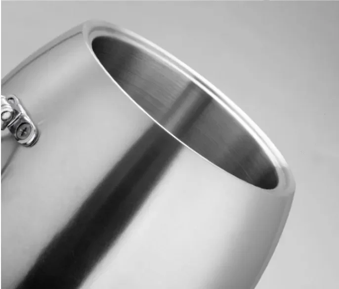 304 1L 2L oval Ice Bucket Wine Coolers Stainless Steel Double Wall Champagne beer whisky Bucket Keg Bar Accessories home bars ice bucket