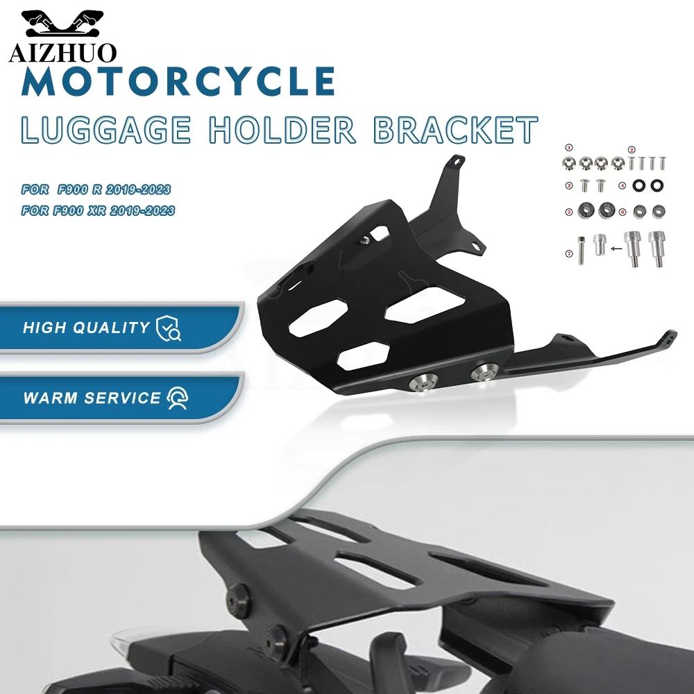 

Motorcycle Luggage Carrier Cargo Rear Rack Shelf Bag Stand Holder Trunk For BMW F900R F900XR F900 R XR 2019 2020 2021 2022 2023