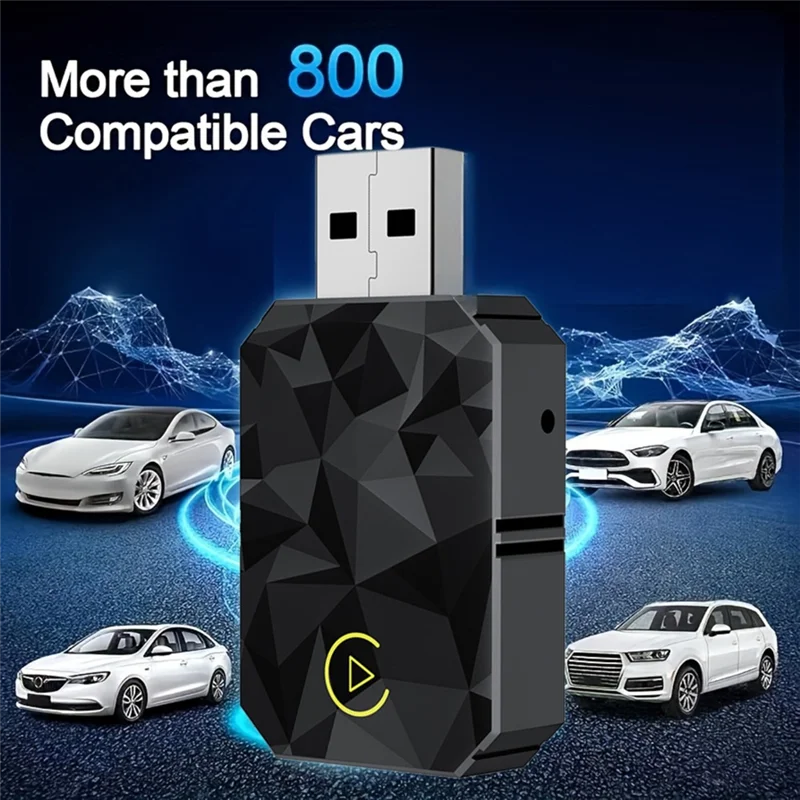 BTLIFE-Carplay Box 안드로이드 미니 자동 무선 어댑터 용 미니 자동 무선 어댑터, 5Ghz Wifi Type-C/USB 플러그 플레이