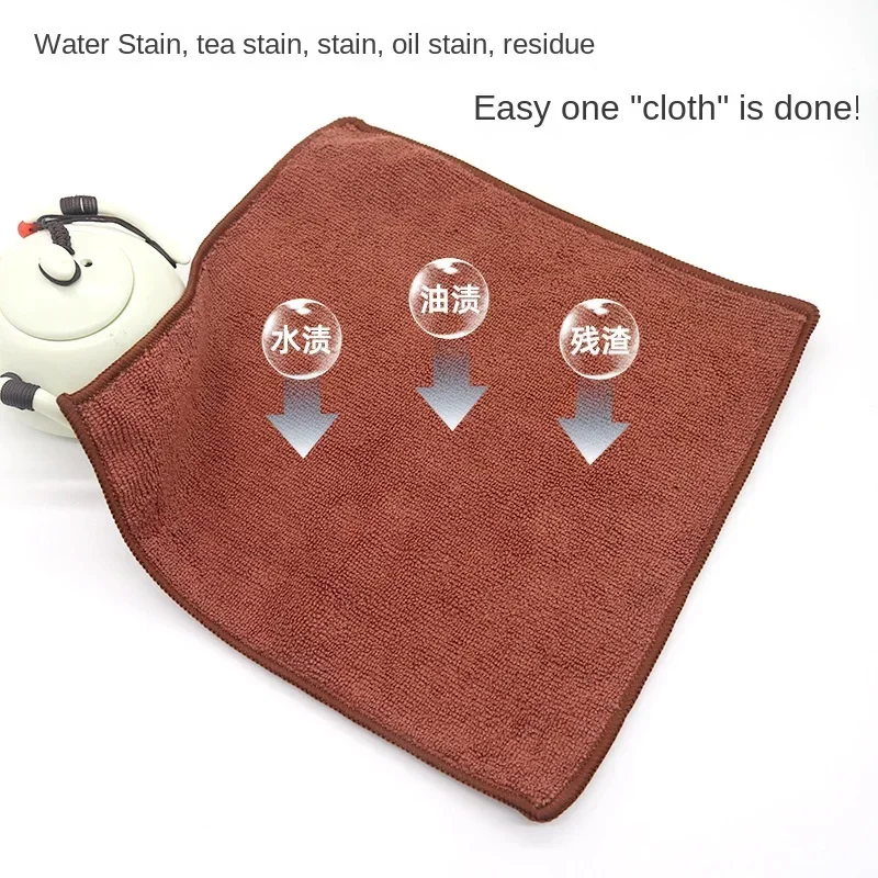 5Pcs Kitchen Cleaning Towels Absorbent Rag Special Use for Milk Tea Shop Coffee Machine Household Daily Cleaning Cloth 4