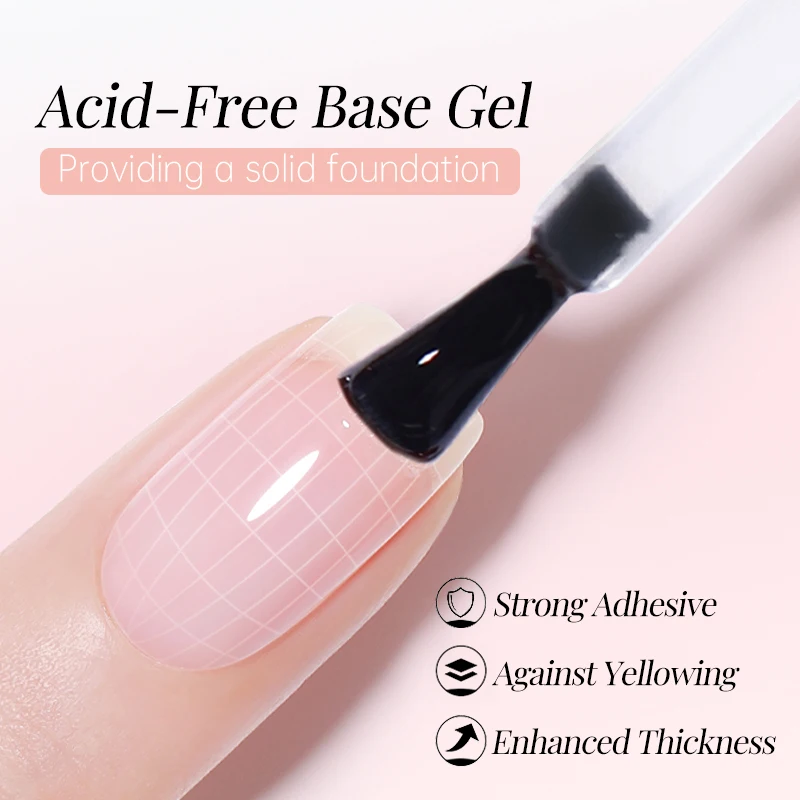 UR SUGAR 15ml No Wipe Top Base Gel Nail Gel Polish Matte Top Coat Enhancer Varnish Semi Permanent Soak Off UV LED Nail Art 4