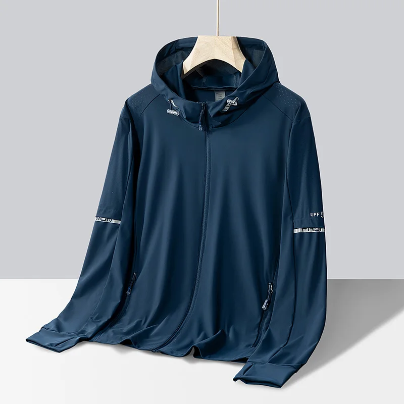 For 2023 Summer Casual Skin Jacket UPF 50+ UV Sun Protection Men Ultra