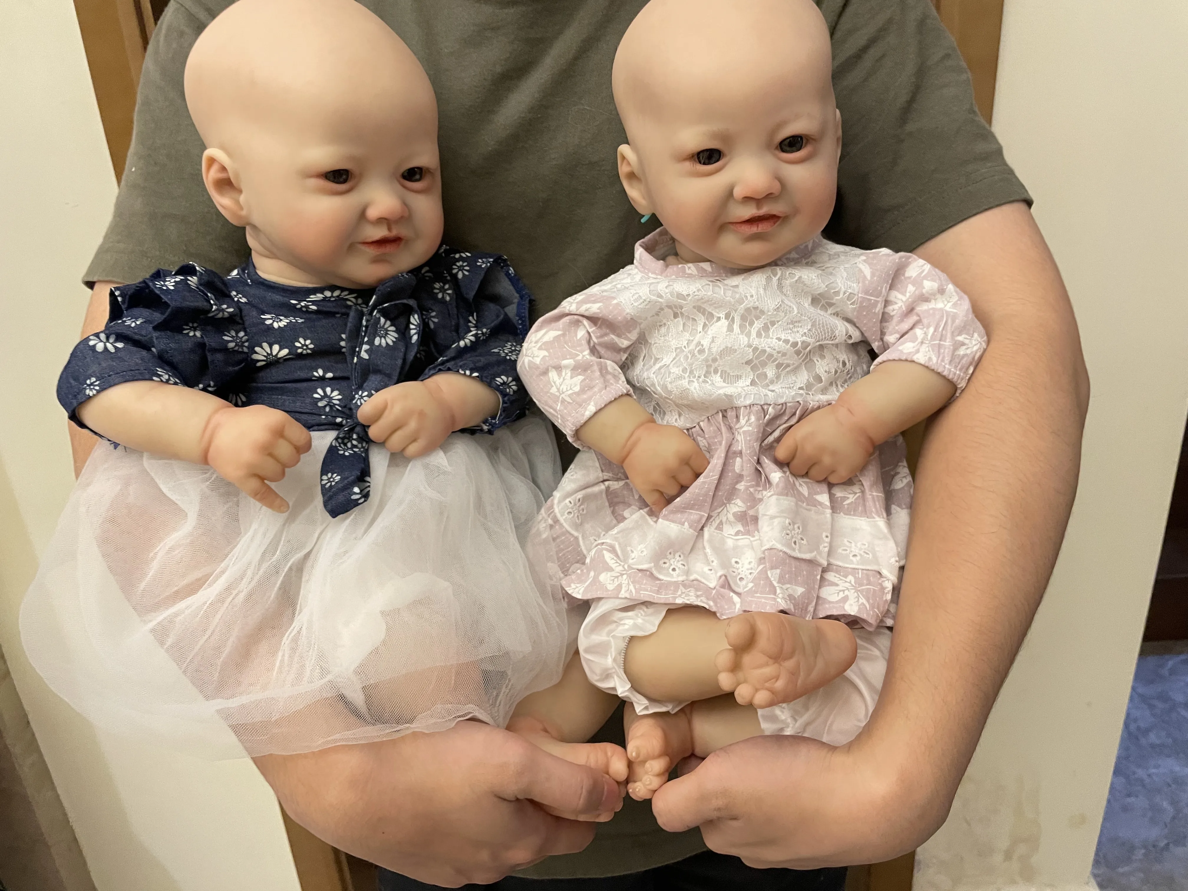 FBBD Artist Team 50cmPainted Already Finihsed Reborn Baby Doll Joshi  High Quality Hand Painting Lifelike  Toys For Children Lol