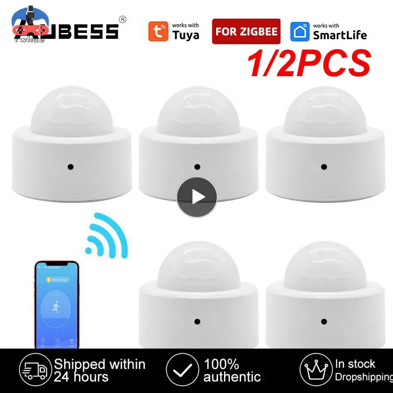 

1/2PCS Tuya 3.0 Human Body PIR Motion Sensor Wireless Smart Life Home Security Protection Detector Work With Alexa