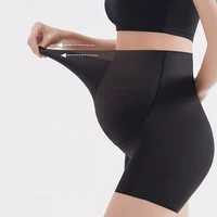Summer Maternity Safe Pants Wearable Seamless Yoga Pants Anti-exposure Three-quarter Base Shark Pants For Women 1