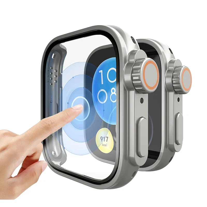 Ultra Tempered Glass Case for Smart Watch Screen Protection