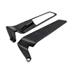 For KAWASAKI ER6N ER6F ER-6N Motorcycle Mirrors Stealth Winglets Mirror To Rotate Adjustable Mirrors 3