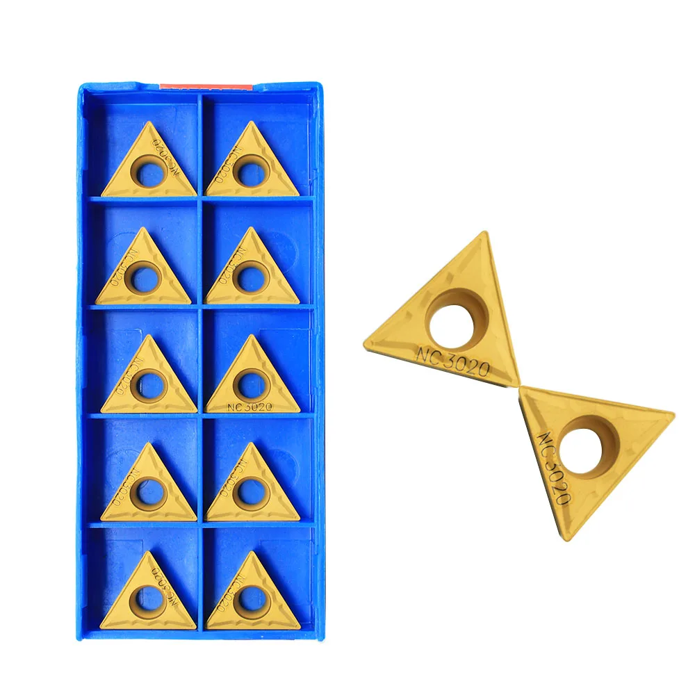 1 Box (10pcs)TCMT32.51/32.52-HMP TCMT16T304/308-HMP NC3020/PC9030 High-quality CNC Carbide Inserts