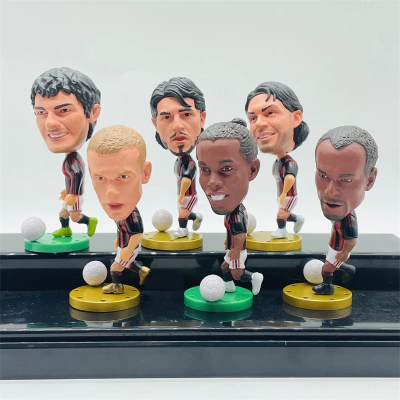 Soccer Player Action Dolls Italy-AC 10 Kind Choices 2003 Season action figures toys mini figure toys mini dolls toys soccer dolls