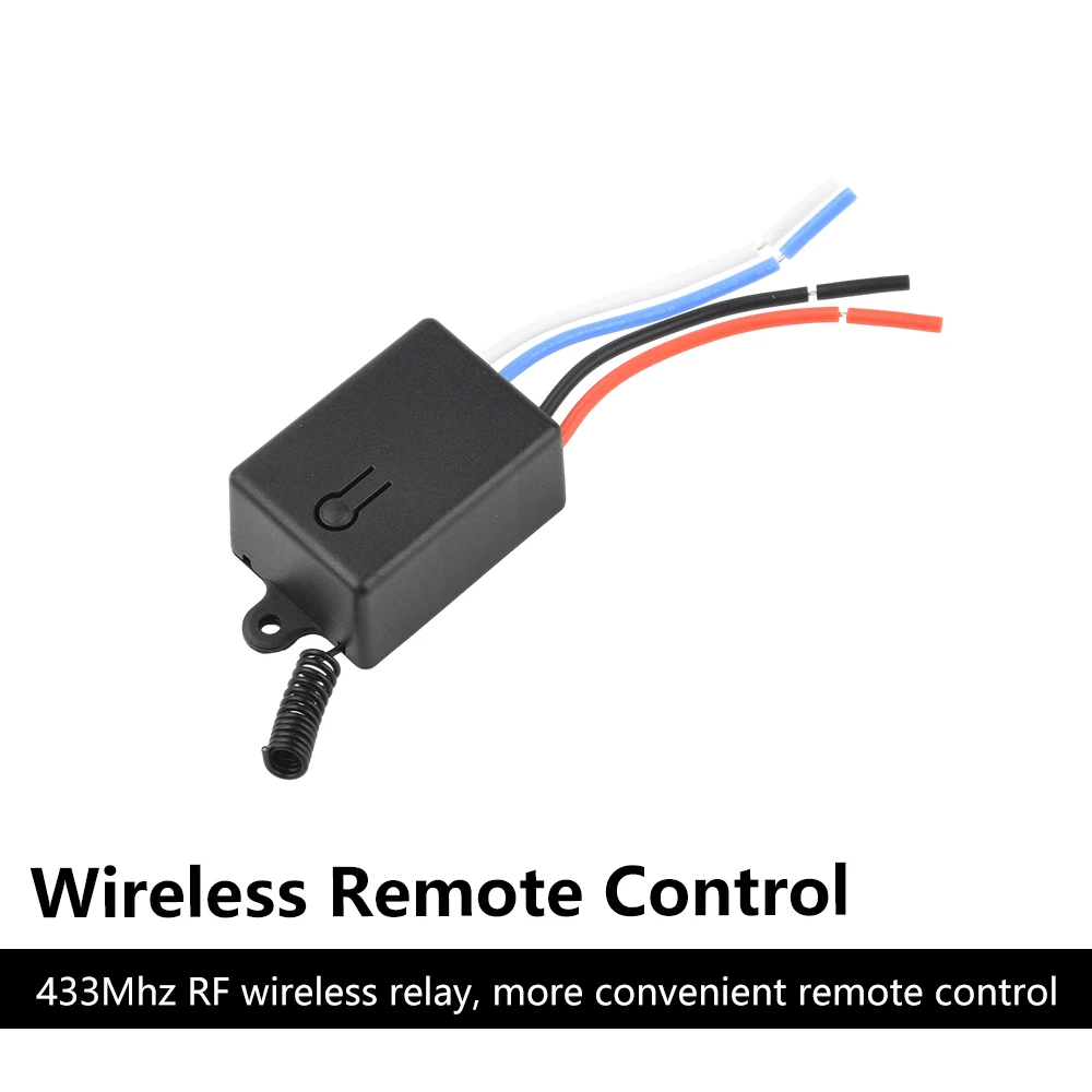 Smart Wireless Switch Receiver 10A 433MHz RF Relay Remote