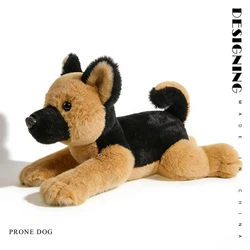 Charming Realistic Plush Dogs Kawaii Stuffed Animal Gift - 30cm (German Shepherd)