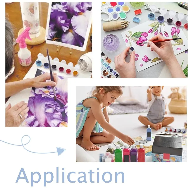 25pcs Empty Paint Pots Strips 150 Pots 3ml/ 0.1oz Mini Paint Pot Pod Strips for Classrooms School Summer Camps Festival mini paint pots