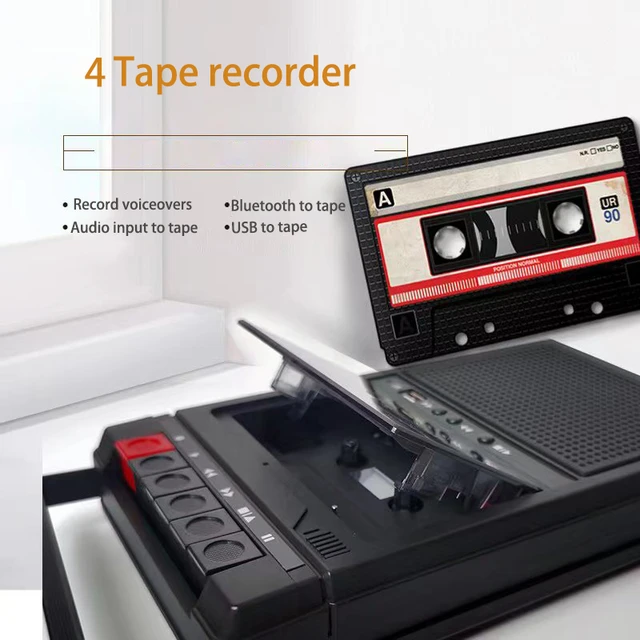 auna RQ-132USB Lecteur cassette portable dictaphone enregistreur