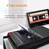 Retro Stereo Cassette Player Walkman Cassette Tape Music Audio Auto Reverse With Recorder External Speaker USB Playback 1