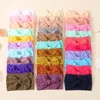 10/30pcs Nylon Soft Knit Bow Headband 6.1'' Elastic Head Wraps for Baby Girls Infant Toddler Sweet Hair Bands Headwear