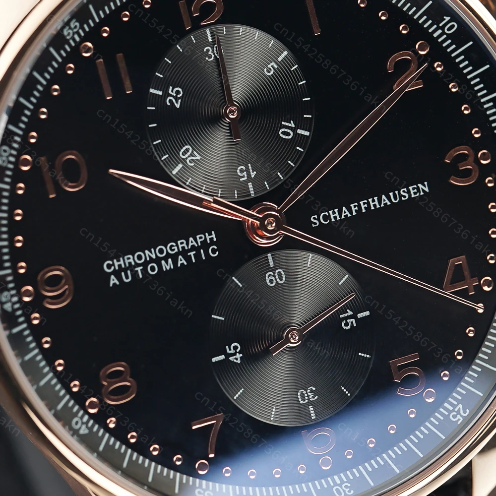 2022 Fashion New Men's Automatic Watch 44mm Sapphire Crystal Glass Stainless Steel Leather Strap Sports Leisure Waterproof
