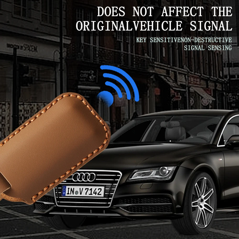 Leder Autoschlüsseletui Schlüsseltasche Auto Smart Key Fob Cover Shell für Volvo S60 V60 S90 V90 Xc40 C40 Xc60 Xc90 Polestar 2 3 4 5 6 – Detail 3
