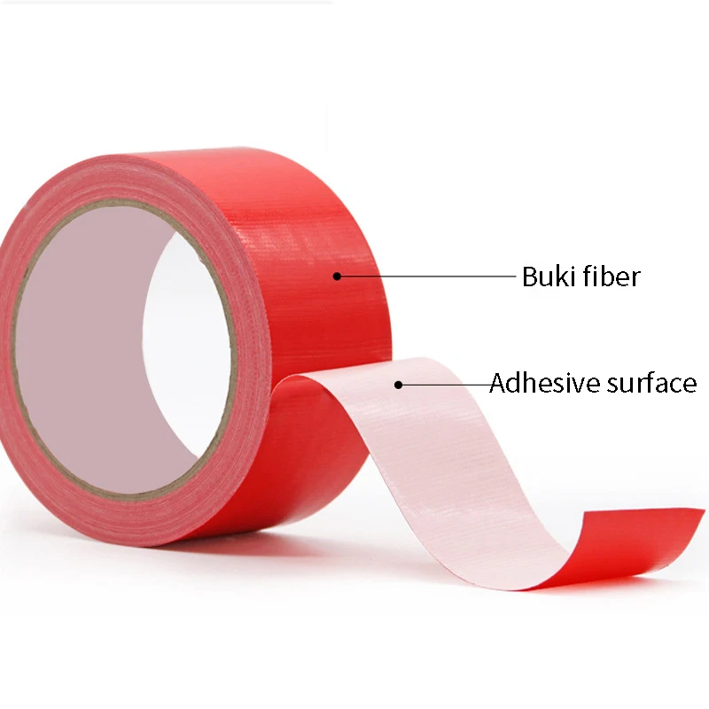 Red Heavy-Duty Waterproof Tape with Strong Adhesive