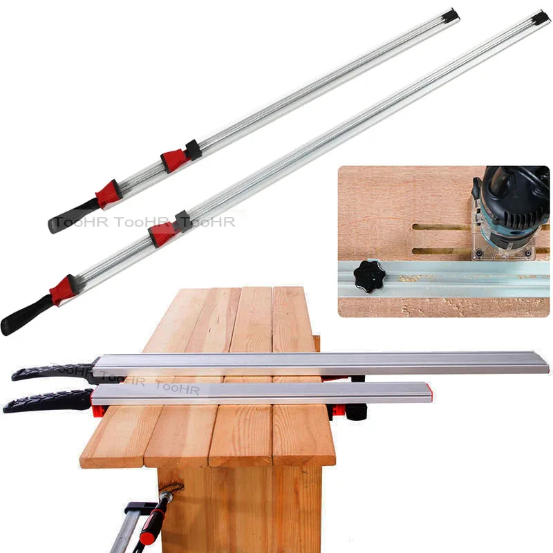 StraightEdgeCutGuideWoodBoardClampForFlipSawElectricCircular