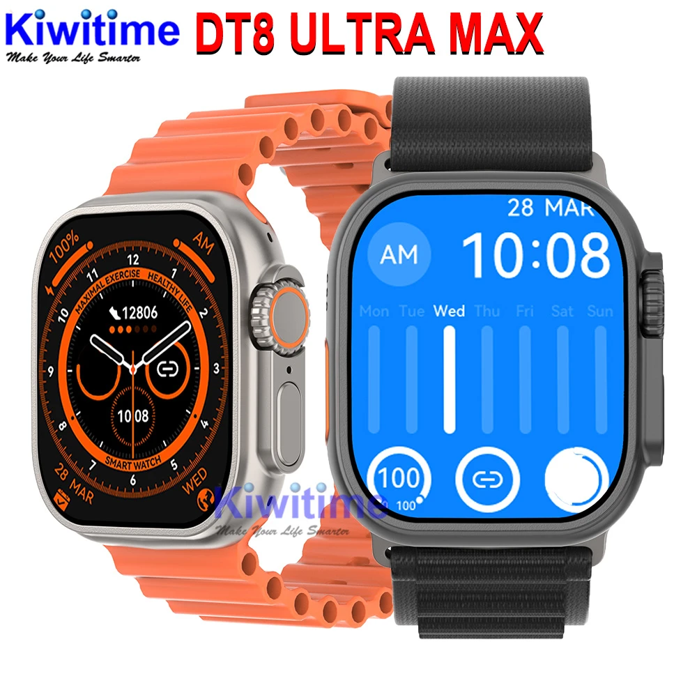 Kiwitime dt8 ultra smartwatch Clearance
