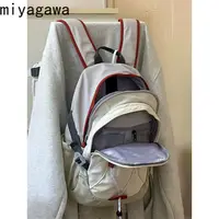 Miyagawa Lightweight Outdoor Causal Backpack Female College Student Backpacks 2024 Travel Large Capacity Computer Bags 1