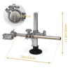 36×33cm Mini Welding Torch Holder MIG TIG Plasma Torch Gun Clamp Support Stand fit Welding Positioner Turntable Rotator Table 2