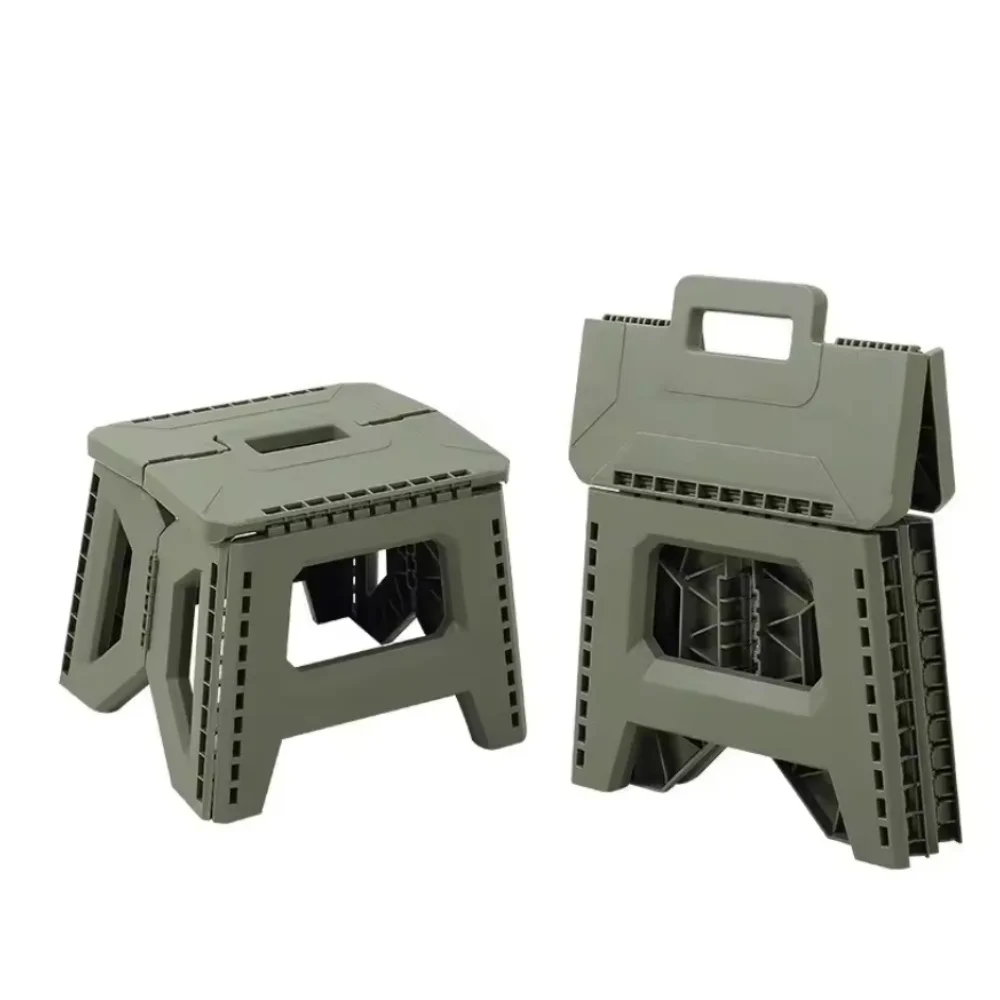 Tabouret pliant épais anti-chute pêche camping portable extérieur banc pliable