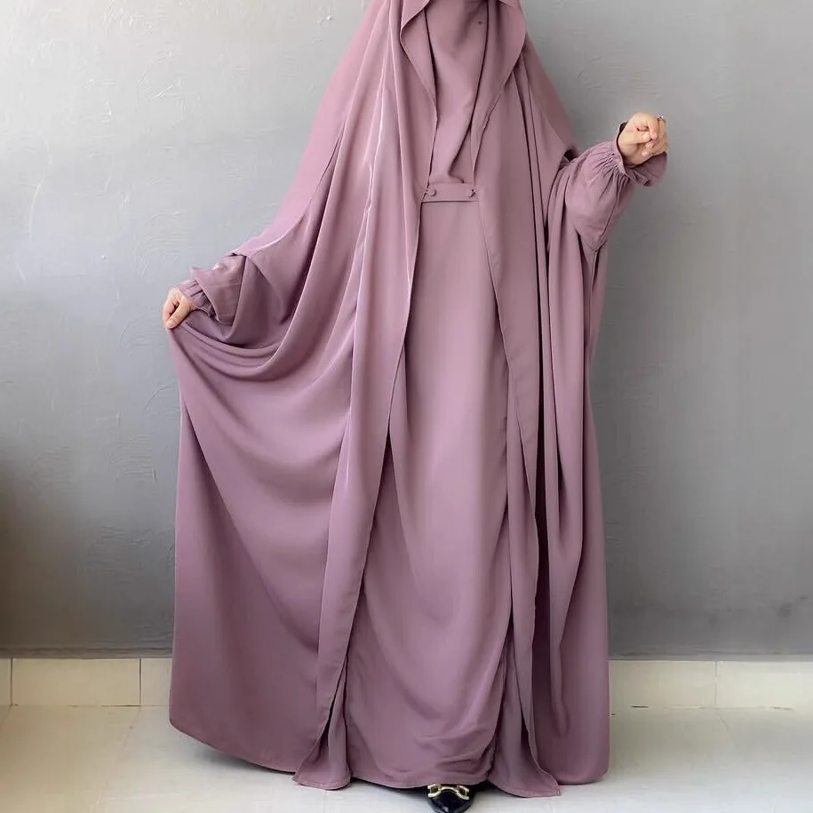 Robes modestes pour femmes musulmanes pour l'Aïd, robe de prière, djellaba, abaya à capuche, kaftan de Dubaï, robe arabe, Ramadan, Islam, jalabiya, burqa, caftan 13