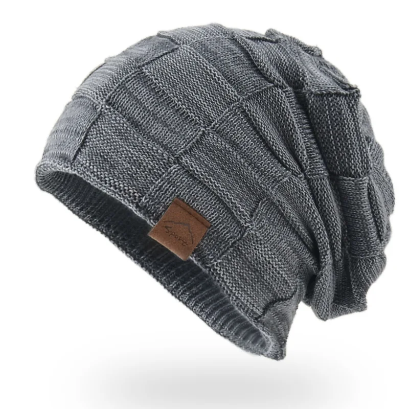 Women Men Winter Warm Hat For Adult Unisex Outdoor New Wool Winter Knitted Beanies Skullies Casual Hats Cap Dropshipping 6