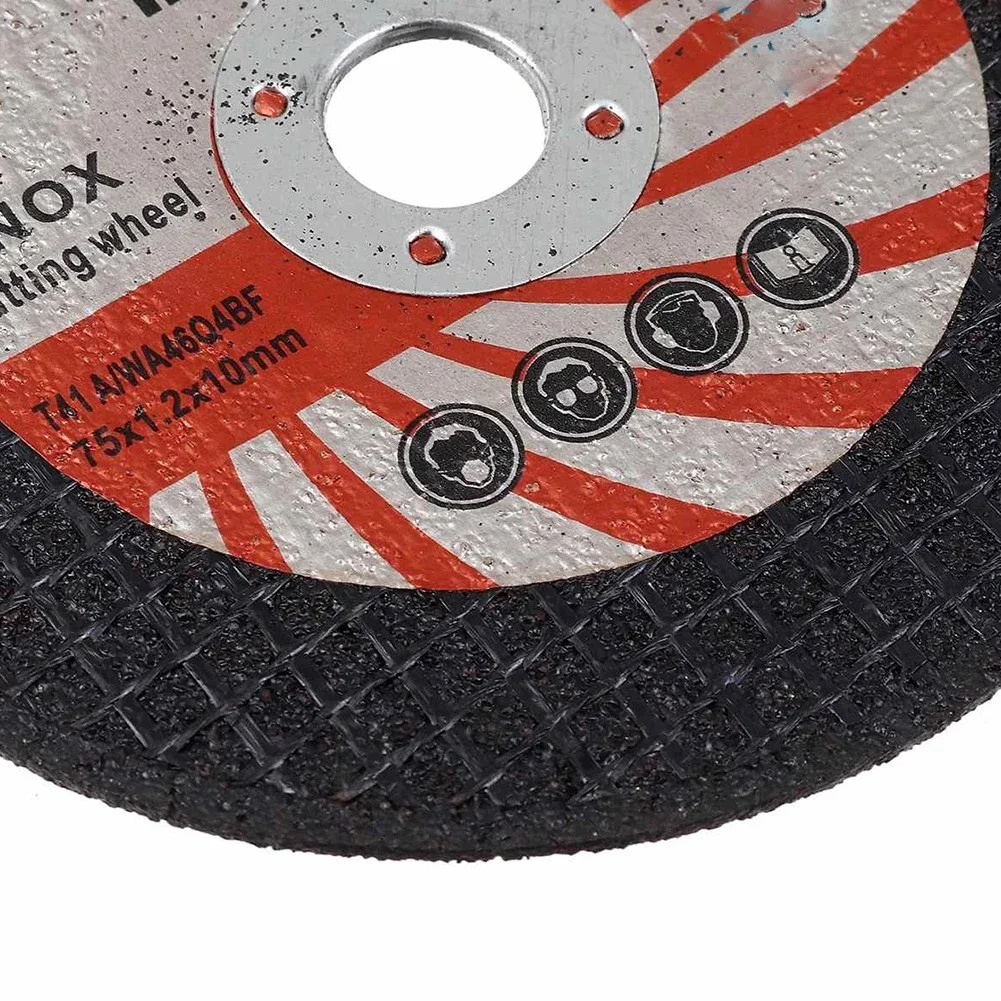 10-5pcs 75mm Mini Cutting Disc Circular Resin Grinding Wheel Metal Resin Fast Cut Off Saw Blade For Angle Grinder Accessory