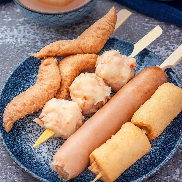 100Db-Os Eldobható Környezetbarát Bambuszpálcák 9 Cm 12 15 18 Természetes Fa Nyársok Otthoni Bbq Party Barbecue Svédasztal - Image 3