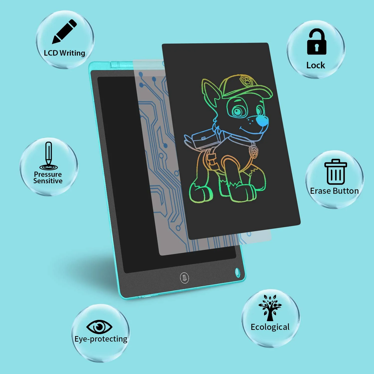 Drawing Board 12 Inch LCD Boogie Board Graffiti Educational Games Doodle Tablet Drawing tablet Kids Toys Gifts For Boys Girls