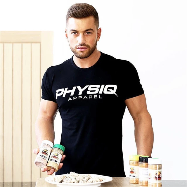 Camiseta ajustada informal para hombre, camisetas de manga corta para  gimnasio, Fitness, culturismo, Tops de algodón para hombre, ropa de  entrenamiento deportivo de verano - AliExpress