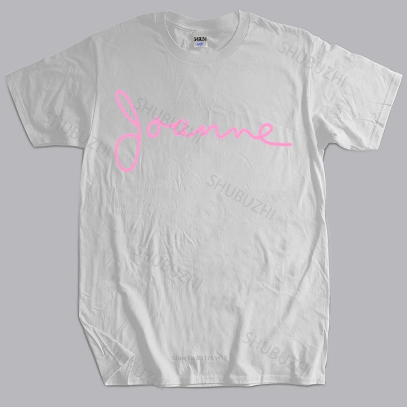 Homme T Shirt Summer Men T-Shirt Lady Gaga Just Joanne World Tour Inspired T Shirt T-Shirt Unisex Adolescenti Cool Tops
