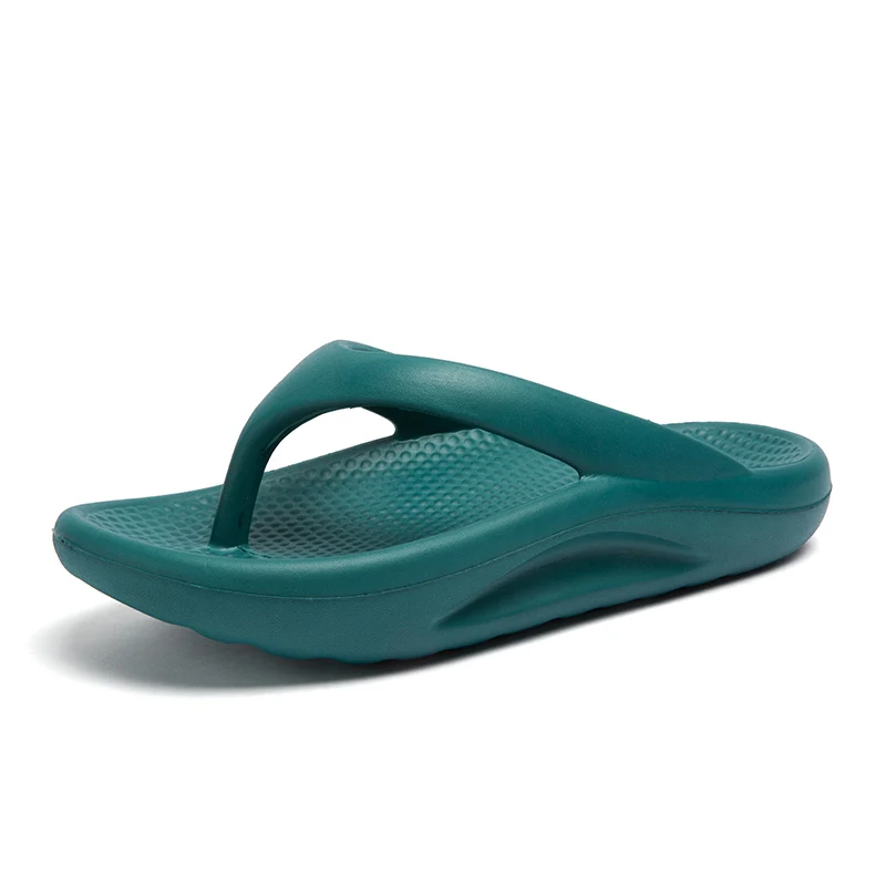 Fashion Green Flip Flops Men Women Summer Slippers Beach Platform Slippers Men Casual House Shoes Comfortable Unisex Flip Flops