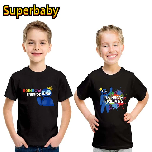 Camiseta roblox menina coração arcoiris nome desejado - Escorrega