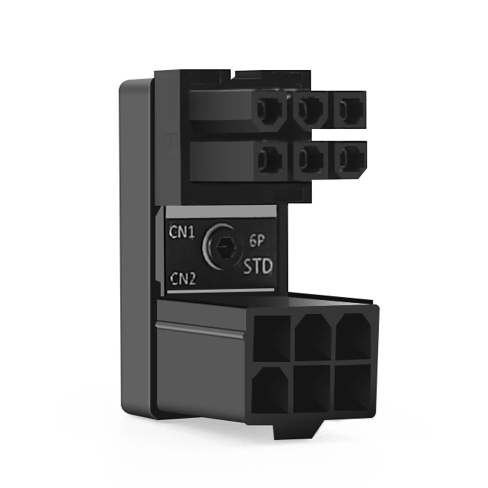 180-Degree Angled ATX GPU Adapter Elbow Head - 8Pin 6Pin Female to 8Pin 6Pin Male Power Steering Connector for Desktop Video Card Description Image.This Product Can Be Found With The Tag Names Atx gpu adapter elbow head, Computer Cables Connecting, Computer Peripherals, PC Hardware Cables Adapters