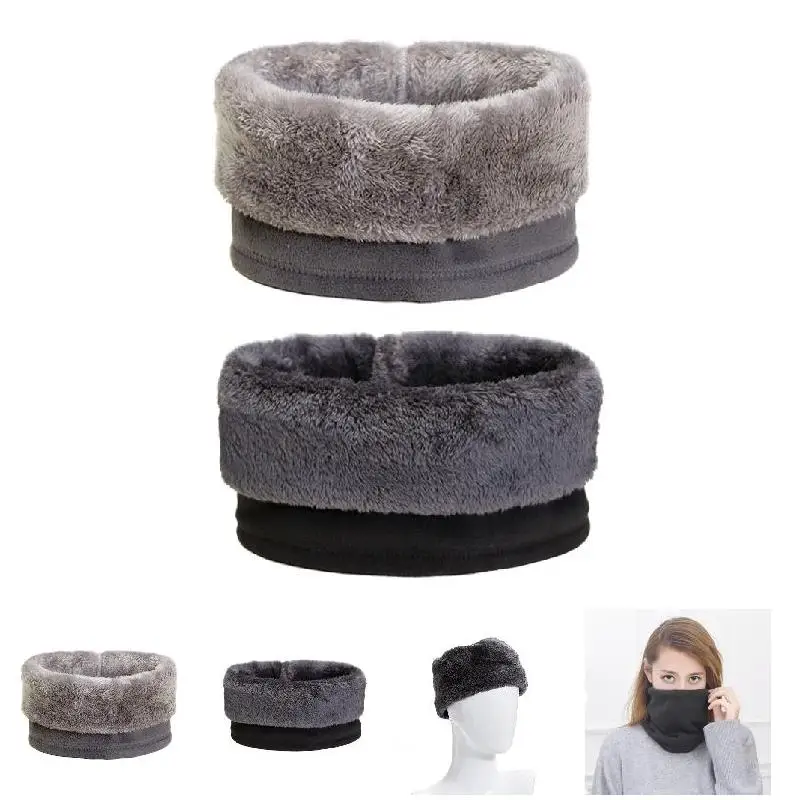 Thermal Ski Mask Scarf Neck Warmer Thermal Polar Fleece Windproof For Women Men Ski Winter Outdoor