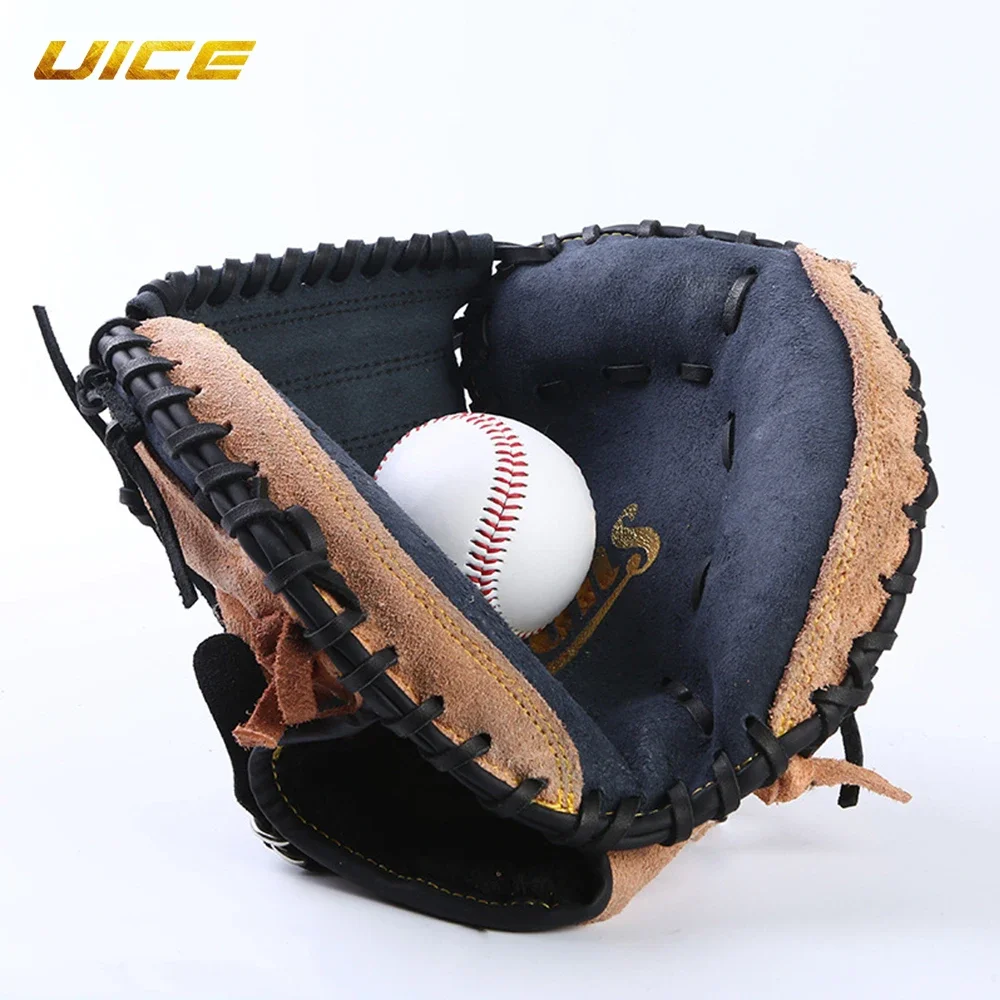 Baseball Glove Outdoor Sports Leather Baseball Catcher Glove Softball Practice Equipment Size 12.5 Left Hand Adult Training