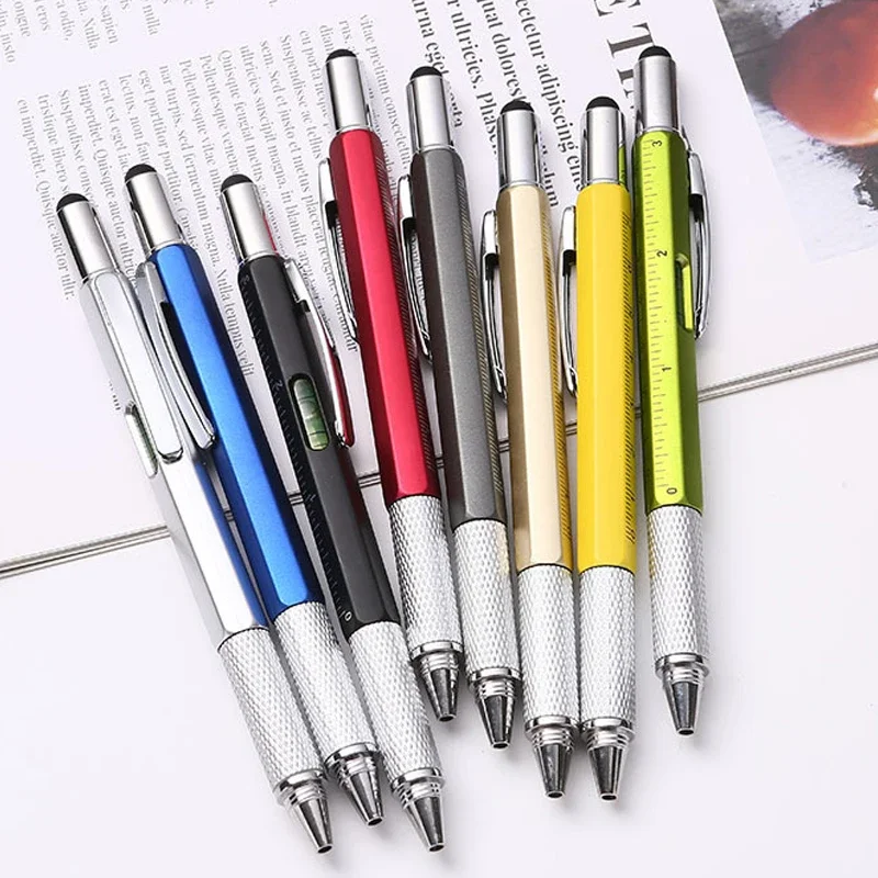 7 in1 Multifunction Ballpoint Pen with Modern Handheld Tool