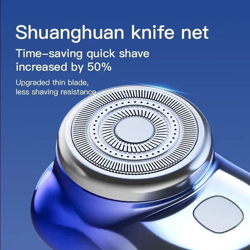 Mini Electric Travel Shaver For Men Pocket Size Washable Rechargeable Portable Painless Cordless Trimmer Knive Face Beard Razor electric shaver electric razor rotary shaver cordless shaver