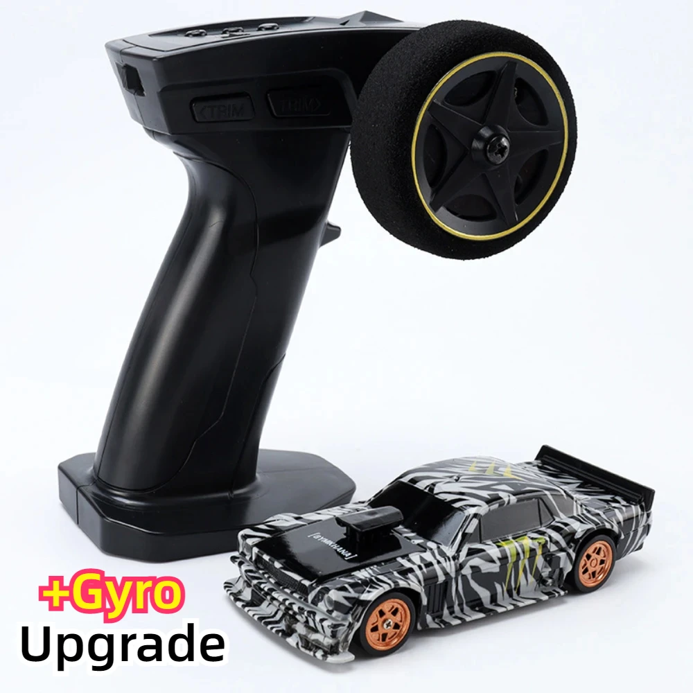 RC Drift Car Upgraded Gyro 1/43 RC Mini Racing Car 4WD High Speed 2.4g Radio Control Drift Car Boy Remote Control Toy Gift 4