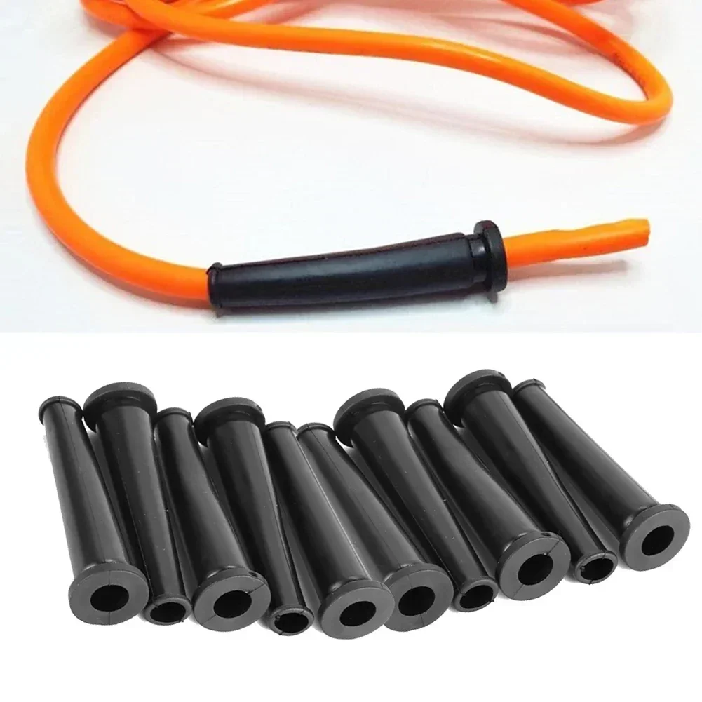 9/10/12mm Rubber Wire Protector Cable Sleeve Boot Cover For Angle Grinder Wire Connect Protection Electric Drill Cable 5/10Pcs
