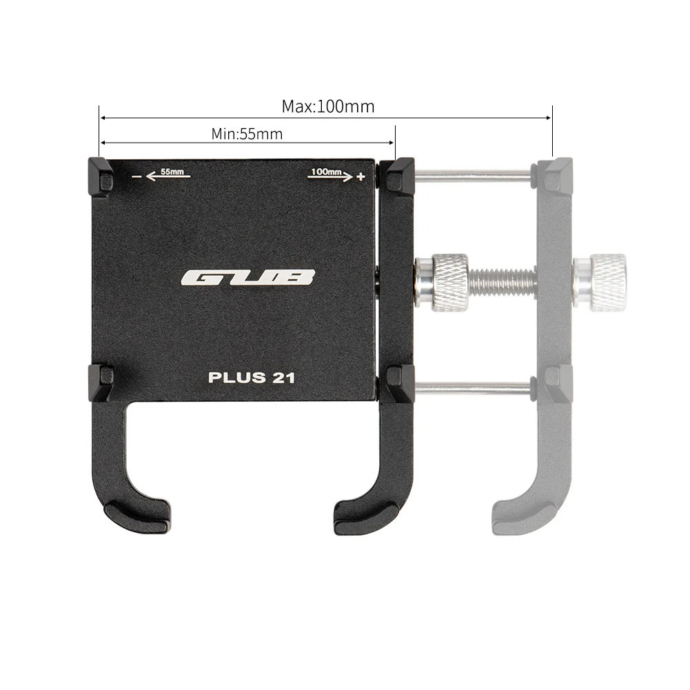 Motorcycle Bike Phone Holder Aluminum Alloy Cell Phone Holder Bracket Rotatable Adjustable Anti-slip GUB PLUS 21 Cycling Parts bicycle accessories,bicycle bracket