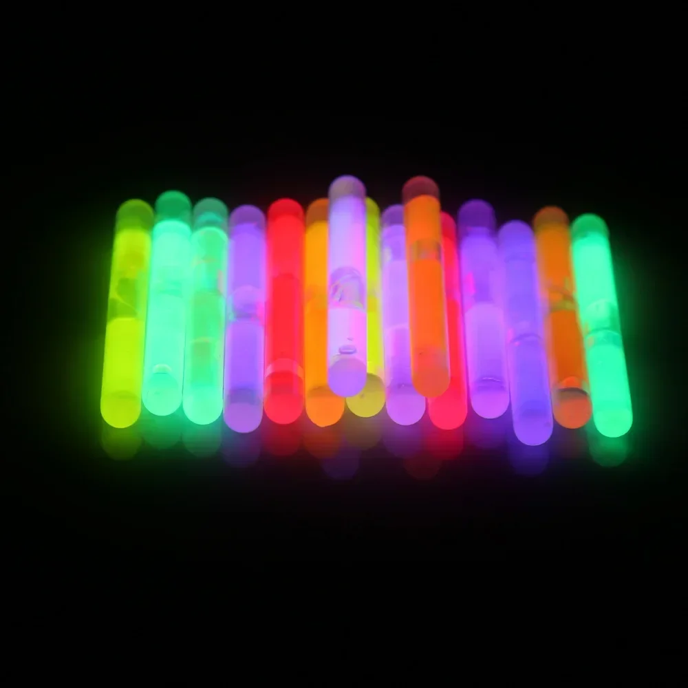 Glow Sticks Mini Portable Fluorescent Light Mix Multicolor Bright Concert Party Camping Fishing
